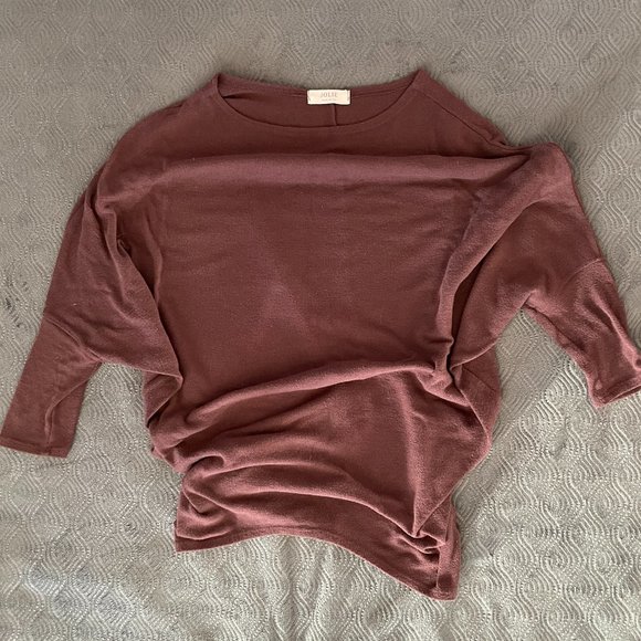 Jolie 3/4 Plum Top - Picture 4 of 4